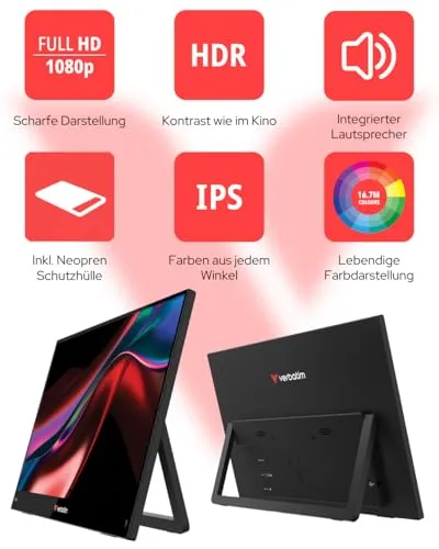 Verbatim Portable Monitor UC 3