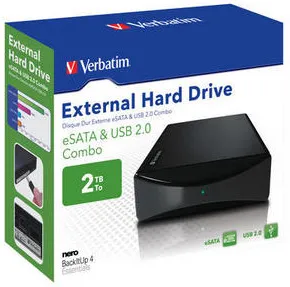 Verbatim External Hard Drive eSATA & USB 2.0 2