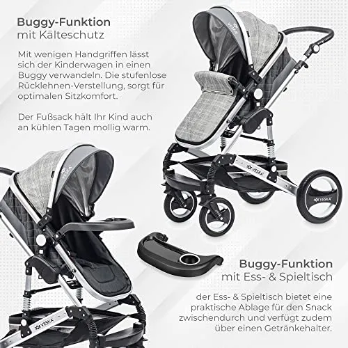 VESKA Kombi-Kinderwagen UC 3
