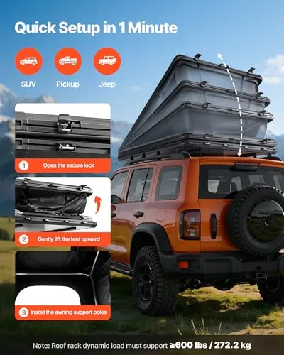 VEVOR Autodachzelt 2
