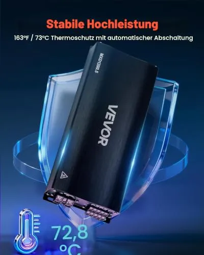 VEVOR Autoverstärker 5-Kanal 3