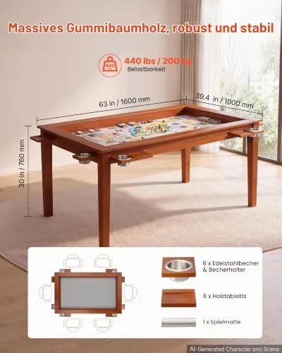 VEVOR Brettspieltisch