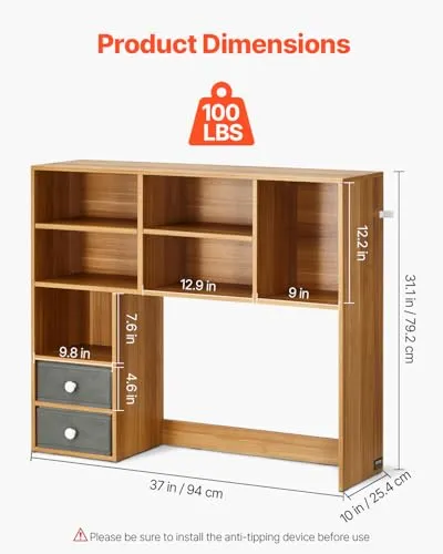 VEVOR Bücherregal 2
