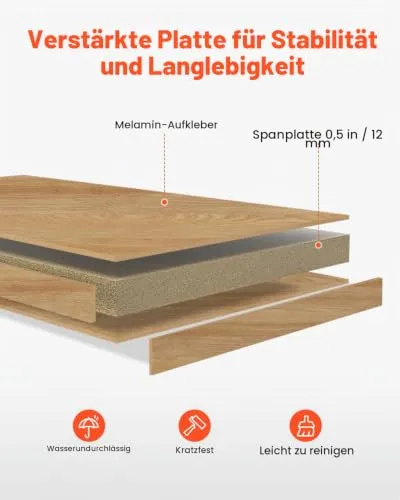 VEVOR Bücherregal 4