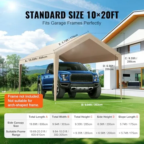 VEVOR Carport-Garagenzelt 4