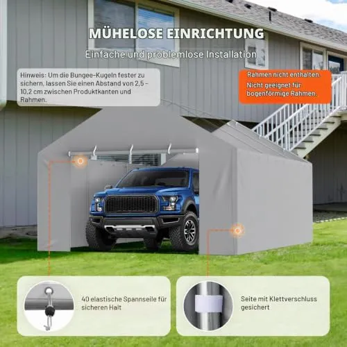 VEVOR Carport-Garagenzelt UC 5