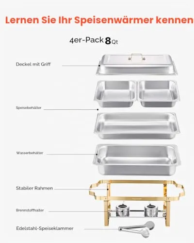 VEVOR Chafing Dish Set 5
