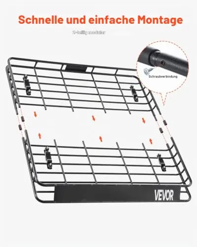 VEVOR Dachgepäckträgerkorb 5