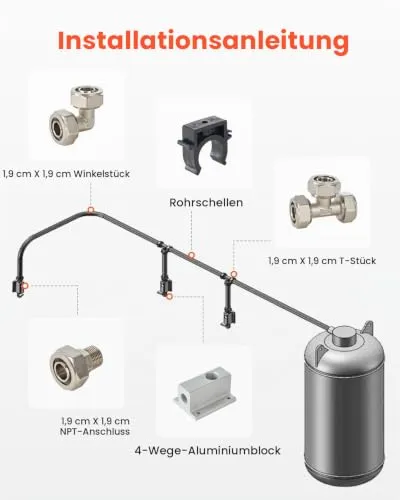 VEVOR Druckluftschlauchsystem 4