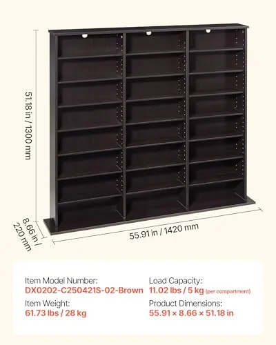 VEVOR DVD-Regal