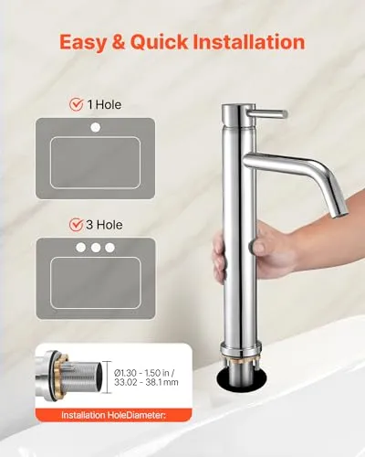 VEVOR Einhebelspültischarmatur UC 5