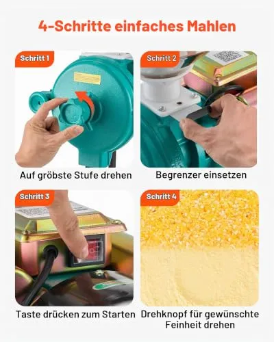 VEVOR Elektrische Getreidemühle 5