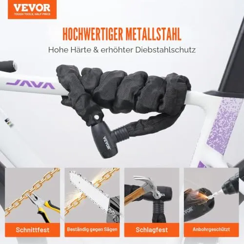 VEVOR Fahrradkettenschloss UC 2