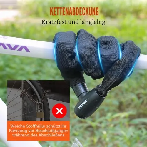 VEVOR Fahrradkettenschloss UC 4