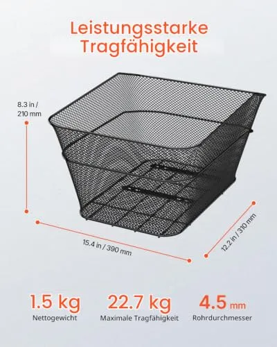 VEVOR Fahrradkorb 2