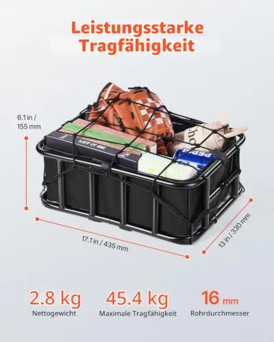 VEVOR Fahrradkorb UC