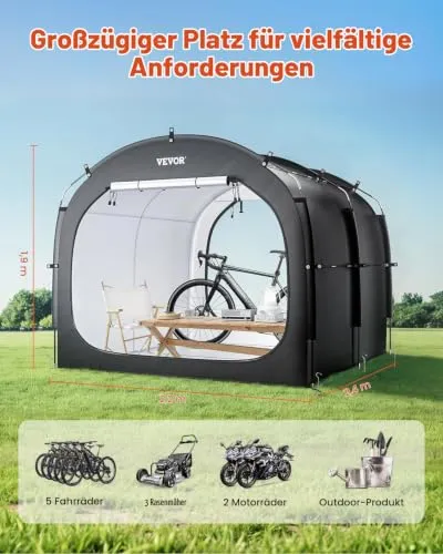 VEVOR Fahrradzelt 2