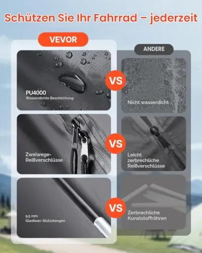 VEVOR Fahrradzelt 7