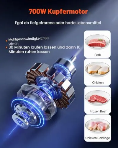 VEVOR Fleischwolf 3