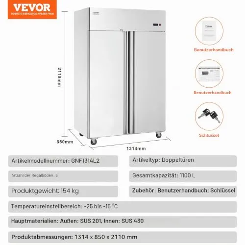 VEVOR Gefrierschrank UC 7