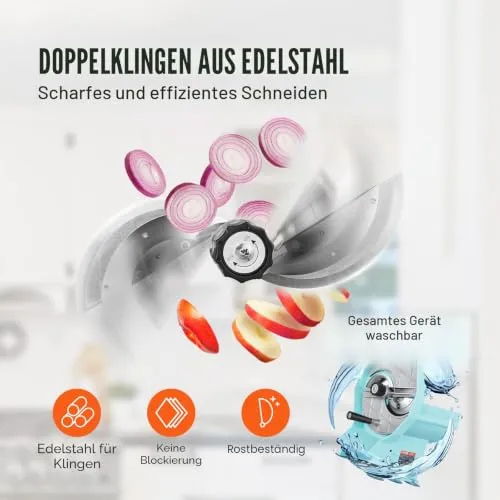 VEVOR Gemüse- und Obstschneider 3