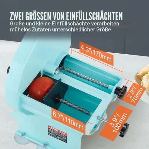 VEVOR Gemüse- und Obstschneider 5