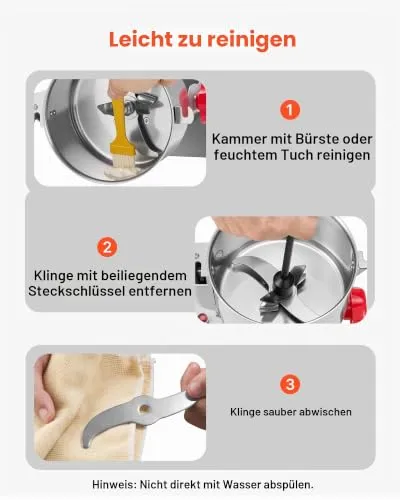 VEVOR Getreidemühle 800g 7