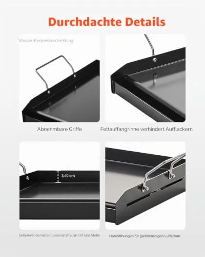 VEVOR Grillplatte UC 3