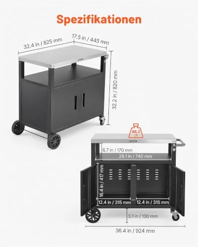 VEVOR Grillwagen UC 2