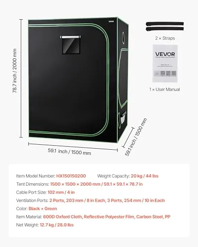 VEVOR Growzelt 7