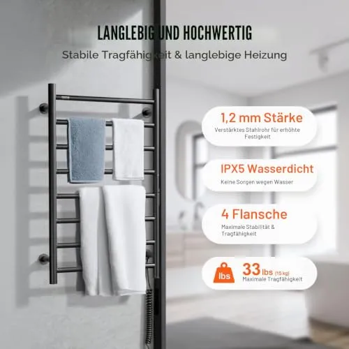 VEVOR Handtuchtrockner 4