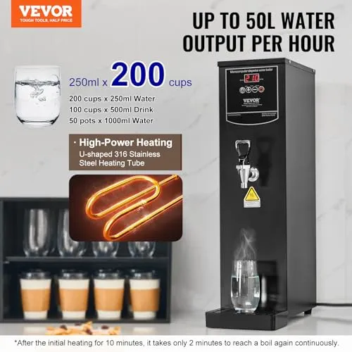 VEVOR Heißwasserspender 20 L 2