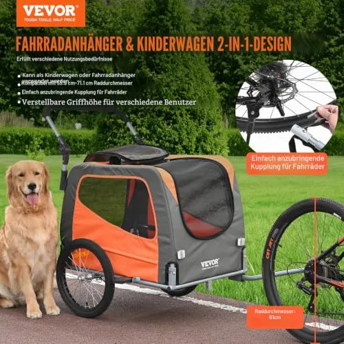 VEVOR Hundeanhänger 2
