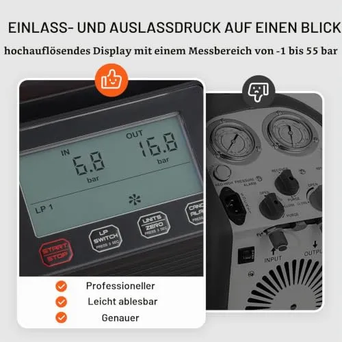 VEVOR Kältemittel-Rückgewinnungsmaschine 3