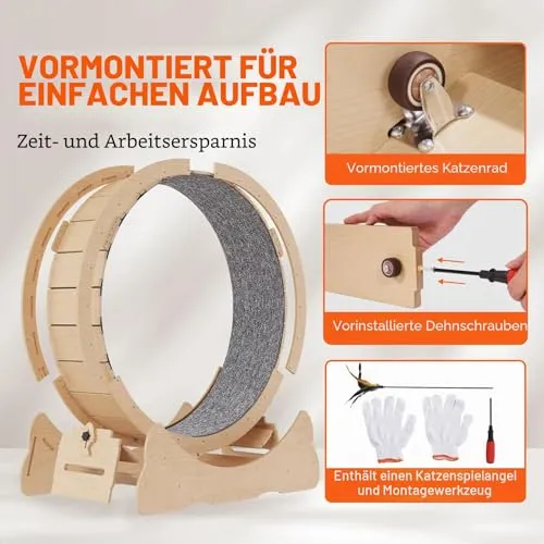 VEVOR Katzenlaufrad 4