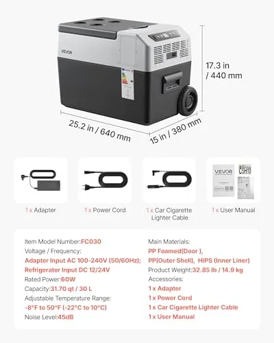 VEVOR Kompressor Kühlbox 5