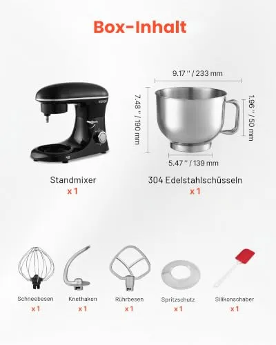 VEVOR Küchenmaschine 3