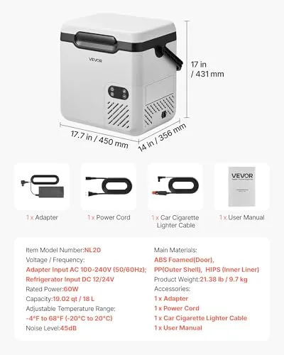 VEVOR Kühlbox 18 L 5