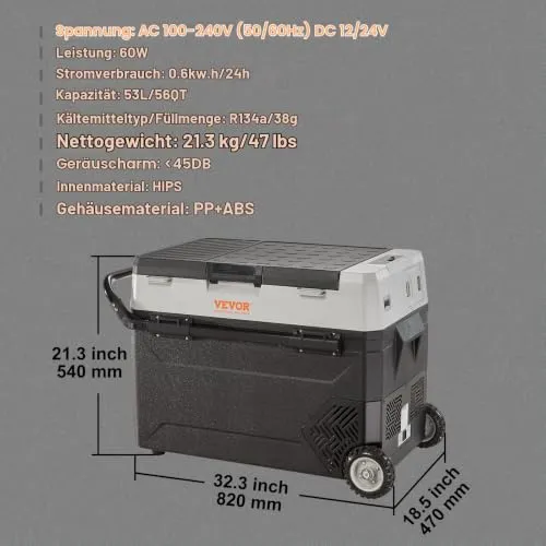 VEVOR Kühlbox 53 L 6