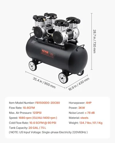 VEVOR Luftkompressor 7