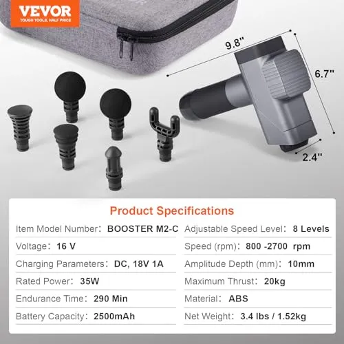 VEVOR Massagepistole 6