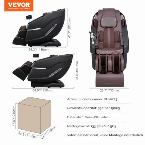 VEVOR Massagesessel UC 3