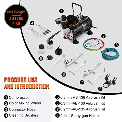 VEVOR Mini Airbrush 5