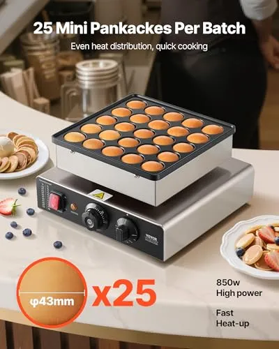 VEVOR Mini Pfannkuchenmaker 2
