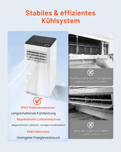 VEVOR Mobile Klimaanlage UC 4