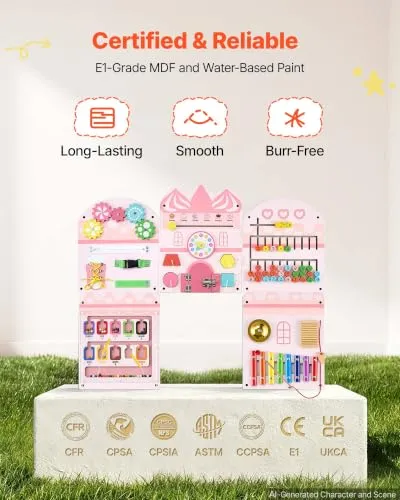 VEVOR Montessori Busy Board 2
