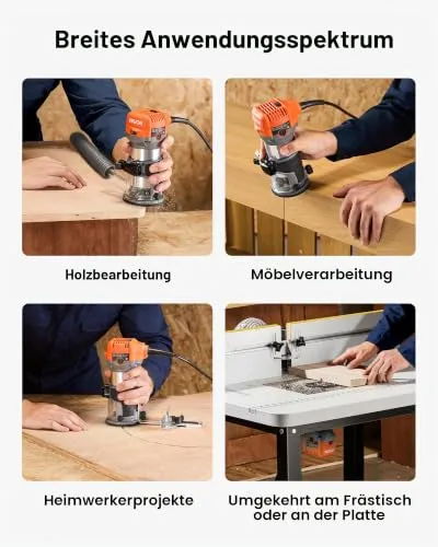 VEVOR Oberfräse 710W 5