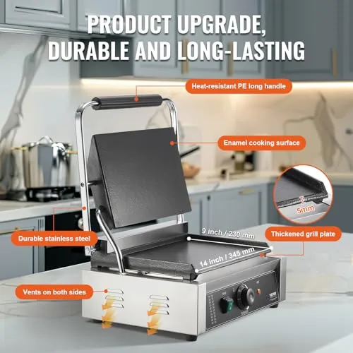 VEVOR Panini-Grill 3