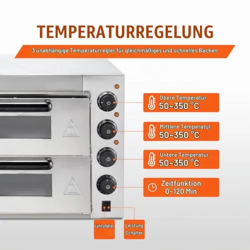 VEVOR Pizzaofen UC 3