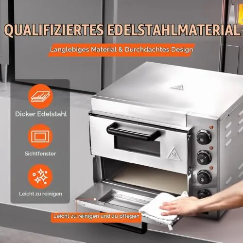 VEVOR Pizzaofen UC 4